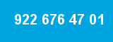922 676 47 01 922 676 47 01